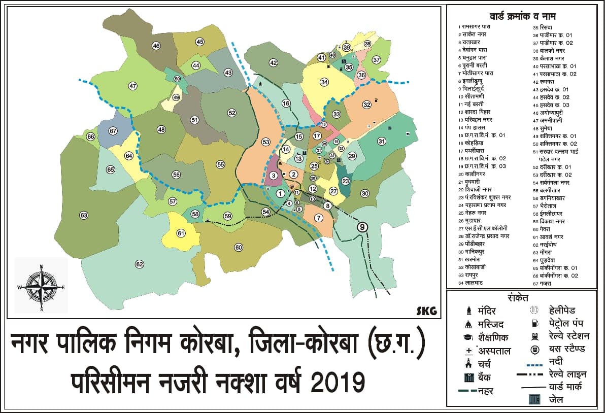Korba Map